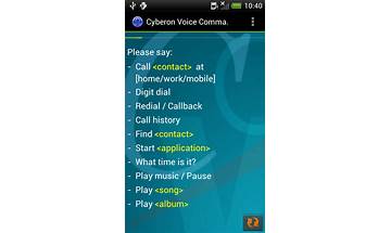 Cyberon Voice Commander for Android - Download the APK from Habererciyes